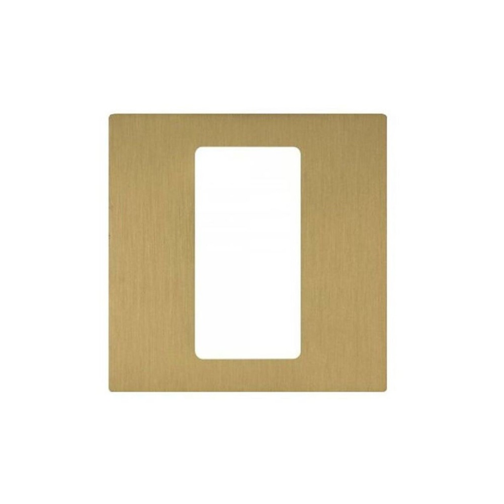 Lutron Pico 1 Column Faceplate _LPFP-S1-SB (Satin Brass)