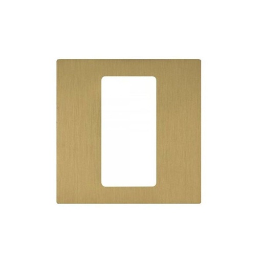 Lutron Pico 1 Column Faceplate _LPFP-S1-SB (Satin Brass)
