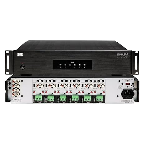 6 Zone 12-Channel 80W/ Channel Class D Digital Power Amplifier (OSD MX1280)