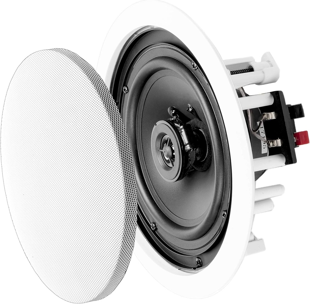 6.5" Contract Series 120W Flush Mount 2-Way In-Ceiling Speaker Pair - ICE610