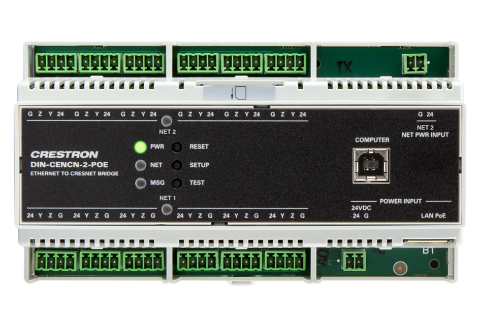 Crestron- DIN-CENCN-2-POE

Ethernet to Cresnet® Network Bridge with PoE