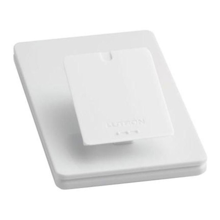 Lutron Pico Single Tabletop Pedestal in Gloss White (L-PED1-WH)