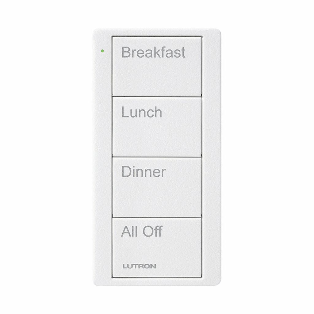 Lutron Pico White Custom Engraving- PK2-4B-TAW-EL2