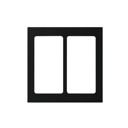 Lutron Pico 2 Column Faceplate LPFP-S2-TBL (Black)