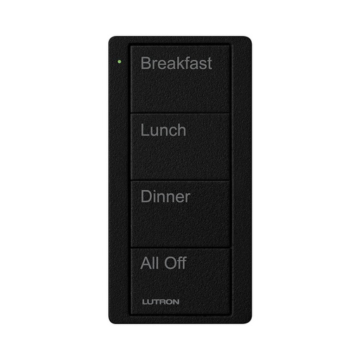 Lutron Pico Black Custom Engraving- PK2-4B-TBL-EL2