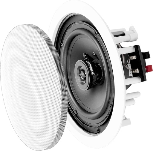 6.5" Contract Series 120W Flush Mount 2-Way In-Ceiling Speaker Pair - ICE610