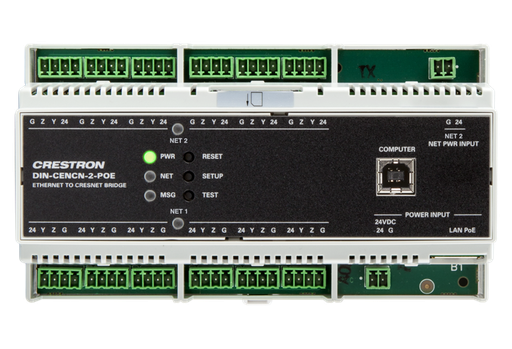 Crestron- DIN-CENCN-2-POE

Ethernet to Cresnet® Network Bridge with PoE