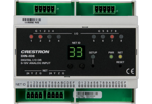 Crestron - DIN-IO8

DIN Rail Versiport Module